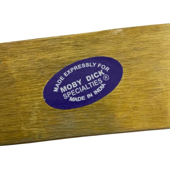 Vintage Brass Liquor Locker Plaque Wall Mount By Moby Dick Specialties India - Picture 3 of 3